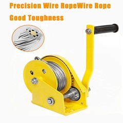 Air Conditioner Lifting Crane Tool 50FT HVAC Hoist Lift Bracket w/ 1500LB Winch