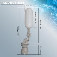 MARKERELE 2PCS 1/2 6.1 inches (W) x 7.87 (L) x 1.57 (H), Gray