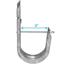 100 Pack 2″ J-Hook Wall Ceiling Mount Hanger Route Network Wires Cord Cable
