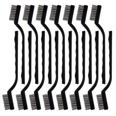 Topbuti 15 Pcs Mini Stainless Steel Wire Brush Set for stainless steel