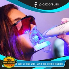 PlastCare USA 10 Dental Cheek Retractors Professional Mouth Opener Adults
