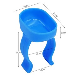 100/Pack Dental Endo Finger Ring Mixing Bowl Cup Disposable Prophy Dappen Dish