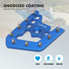 Blue Foot Brake Pedal Lever Peg Pad Extender Compatible with Yamaha Raptor 700 2