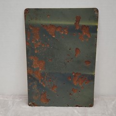 Caution Radiation Area Yellow Metal Safety Sign Placard for Wall Mount