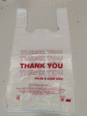 1000 HDPE Large T-Shirt Plastic Shopping Bags 11.5″x6.5″x21″ 15 MIC