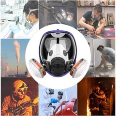 15 in 1 Full Face Gas Mask Spraying Painting 6800 Facepiece Reusable Respirator