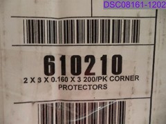 Qty = 1 Box of 200: Corner Protectors 2″ x 3″ x 0.160″ x 3″ P/N 610210 4TZY7