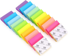 20 Pads Mini Sticky Notes 1.5×2 Inch Self Stick Memo Pads Multicolor