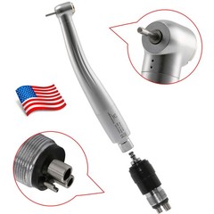 10*NSK Style Dental High Speed Handpiece Push Button 4 Hole Quick Coupler YBNK4