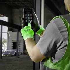 New Milwaukee Work Glove High Visibility Cut Level 1 Polyurethane Dipped 12 Pair