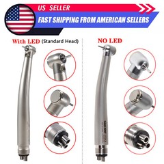 1-5*NSK Style Dental (LED E-generator) High Speed Handpiece Standard Head 4 Hole
