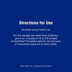 Farnam SandClear Psyllium Crumbles Supplement for Horses, 3 pounds, Brown