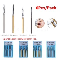 Dental Surgical Zekrya Carbide Tungsten Bone Cutters Finishing FG Bur 25/28mm