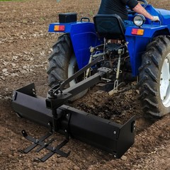 42″ Tow Behind Box Scraper Lawn Tractor Attachment w/ Steel Box Blade Hitch Tow