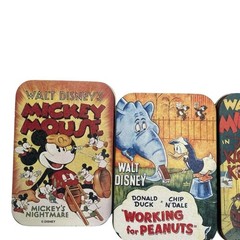 Disneyland Hong Kong Limited Edition Tin Can Set Of 4 Mickey Mouse Minnie Mouse