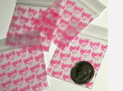 1000 SMALL BAGGIES 1515 1.5″ x 1.5″ MINI Resealable PINK PANTHER (10 packs x 100