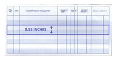 10 Larger Lines Checkbook Registers 2024-2025-2026 Calendars Check Book Bank