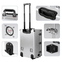 FDA Portable Dental Mobile Delivery Unit With Air Compressor Strong Suction 4H