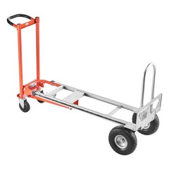 Uimoso 4-in-1 Aluminum Hand Truck, 1000 lbs Capacity, Convertible Dolly