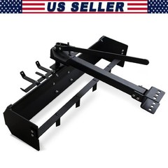 42″ Tow Behind Box Scraper Lawn Tractor Attachments Box Blade Hitch Tow ATV UTV