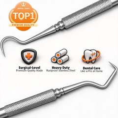 Dental Tools Plaque Remover Teeth Cleaning Tool﻿s Kit 6 Pcs Dental Care Kit S…