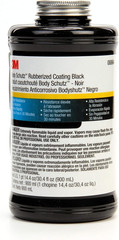 3M Body Schutz Rubberized Coating Black 08864 1 Qt Corrosion Protection Sound