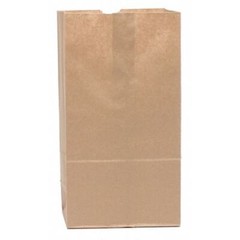 Zoro Select 18404 Grocery Bag Flat Bottom 4# Brown, Pk500