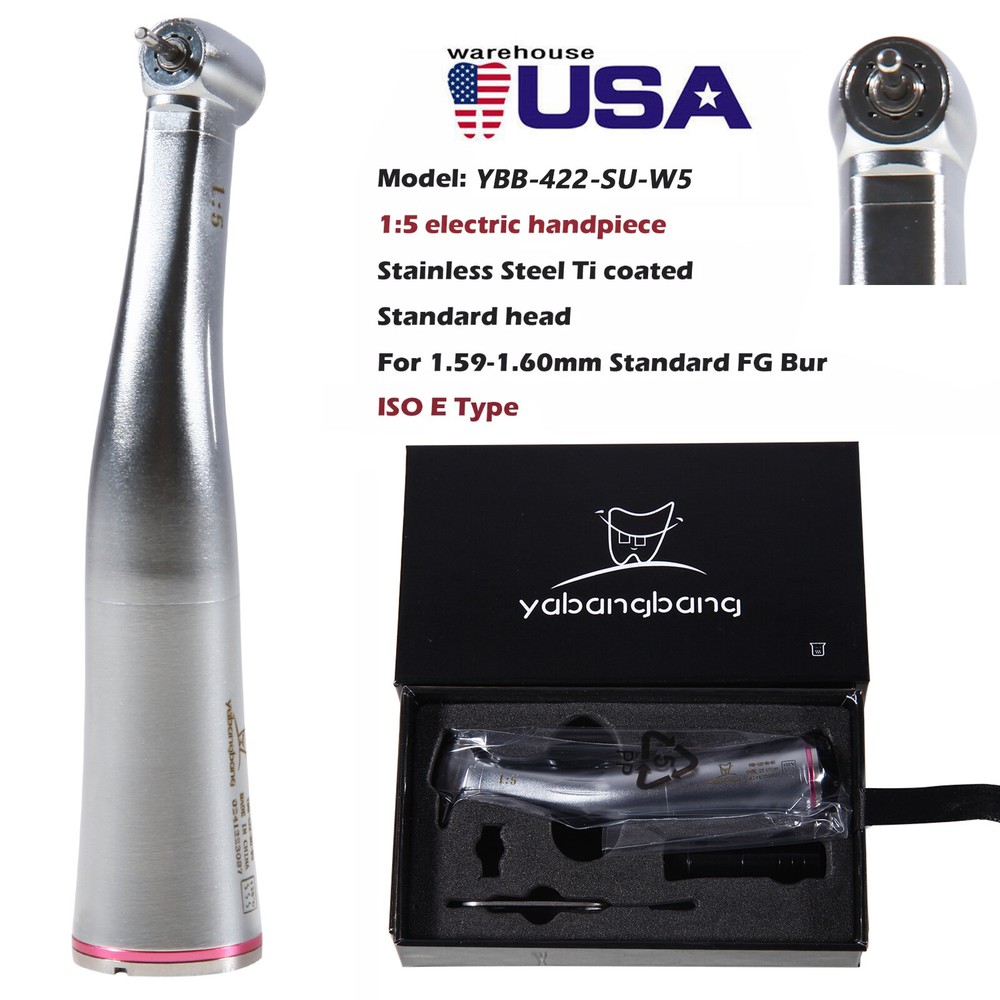 Dental Electric Handpiece 1:5 (LED) High Speed Contra Angle fit Ti-MAX X95L ty