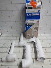 2pk TrueBro Lav Guard2 102 E-Z Fast Fit Undersink Piping Covers Open Box..