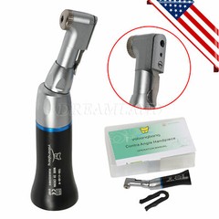 Dental Low Speed Handpiece Kit Wrench Type Contra Angle External Spray 4Hole