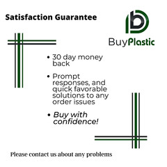 BuyPlastic Tangent Poly Lumber – Light Gray, 2×4 (1.5″ x 3.5″), 36″ L