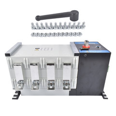 Brand New Industrial Automatic Transfer Switch 4P 400A 110V or 220V Black White