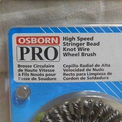Osborn Pro 4″ Knot Wire Wheel .020 5/8 – 11 20,000 rpm #99082