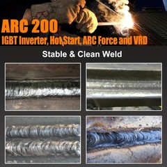 200A Stick Welder 110/220V ARC/MMA/Lift TIG Welding Machine Portable, IGBT