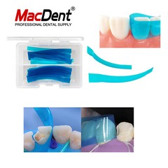 Dental Blue Strip M8 Contoured Anterior Matrix Restoration Matrices 0.05mm
