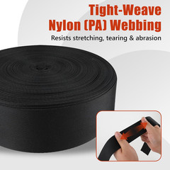 148Ft HVAC Duct Strap, Tight-Weave Nylon Duct Support Webbing, Heavy Duty Duct H