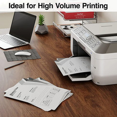 TRU RED Copy Paper 8.5×11 20 lb White 500 Sheets 10 Reams 5000 Sheets Carton