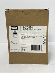 Hubbell RCT200NI Kitchen Counter Receptacle 15A 125V Flush Mount Nickel New Open