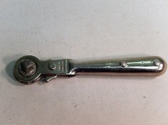 Vintage 1/4″ Drive Ratchet Made in Hong Kong