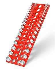 55PCS Thread Checker | Nut Bolt Size Gauge Metric SAE + Drill Bit Gauge Kit