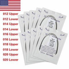 1-50 packs Dental Orthodontic Super Elastic Niti Arch Wire Round Ovoid Form OCA