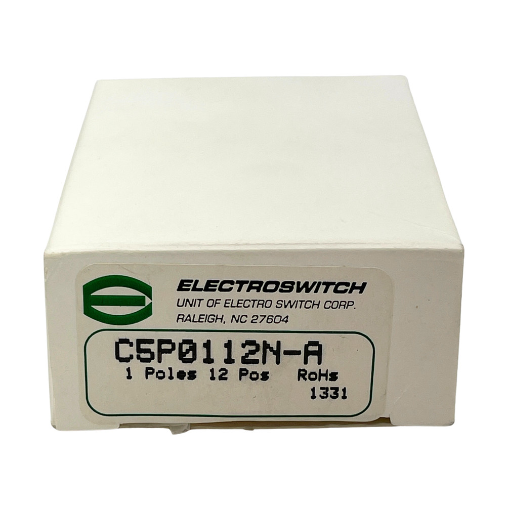 Electroswitch C5P0112N-A Rotary Switch 1 Pole 12 PO 1A 125V