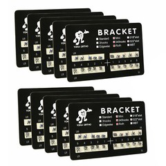 YOKA Dental Ortho Metal Brackets Braces Mini/Standard Roth/MBT 022/018 3/345 H
