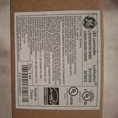 ​GE LED Luminaire 4″ Retrofit Kit Case of 24 93138456 120-277V 9W 3500-5000K…