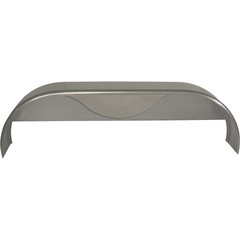 Tow Zone Tandem Round Steel Trailer Fender w/Teardrop, Fits 14in. Tires, 66in.