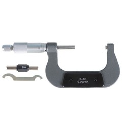 1 Pack 2-3″ & 0.0001″ Outside Micrometer Carbide Tipped Precision Micrometer New