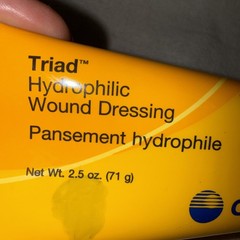 Coloplast Triad Hydrophilic Wound Dressing 2.5 oz Zinc Oxide 2 Pack