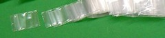 1×1 Mini Bags Clear Recloseable 2mil Poly 1″ x 1″ Baggies 1000 Pcs