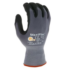 (6-Pairs) PIP 34-874 MaxiFlex Ultimate Micro Foam Nitrile Grip Coated Work Glove
