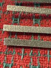 Machine File Diamond Grit 120 Three Square Triangle USA 🇺🇸 4pc